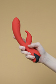 Вибратор кролик Lepus, цвет Алый (INFINITE) (One Size)